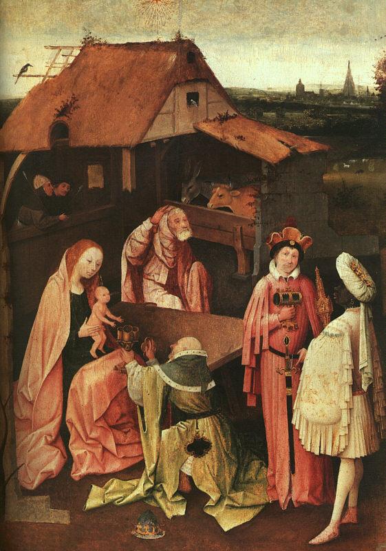 BOSCH, Hieronymus Epiphany France oil painting art